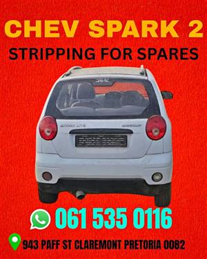Chev spark 2 stripping for spares
