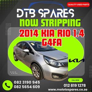Kia Rio sedan 1.4 manual 2012 model now stripping for spares 