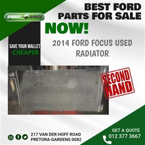 USED RADIATOR FORD FOCUS 2012