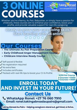 Au Pair Online Courses