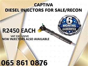 CAPTIVA DIESEL INJECTORS FOR SALE / RECON WITH WARRANTY DURBAN