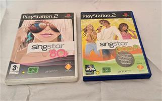 PS2 SingStar Game Bundle - SingStar Pop & SingStar 80s (PAL)