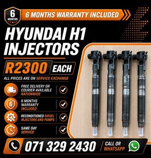 HYUNDAI H1 INJECTORS FOR SALE WITH WARRANTY INCLUDED 