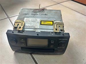 2007 Toyota Corolla Radio For Sale @Circle 7 Used Parts Call or WhatsApp
