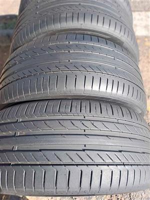 4 X 245/45/19 Continental tyres for a Mercedes Viano with sufficient thread