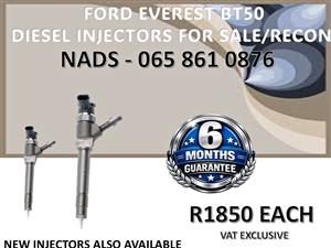 FORD EVEREST BT50 DIESEL INJECTORS FOR SALE / RECON WITH WARRANTY PRETORIA