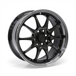 15″ DX136 4/100 & 4/114 Gloss Black Alloy Wheels
