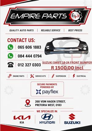 SUZUKI SWIFT 2018-2024 FRONT BUMPER NEW FOR SALE