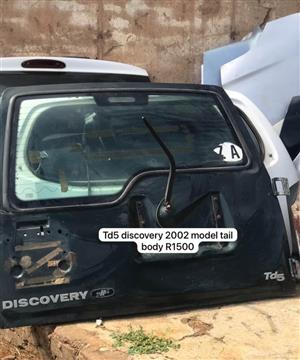 Td5 discovery 2002 model tail body 