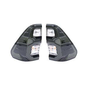 Toyota Hilux LED Black & Chrome Tailight Set