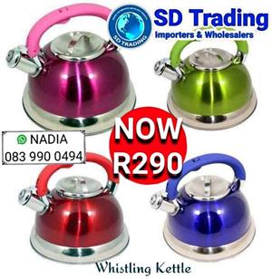Whistling Kettle Ceramic Thick Base 3L