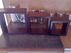 Wall shelfs set of 3