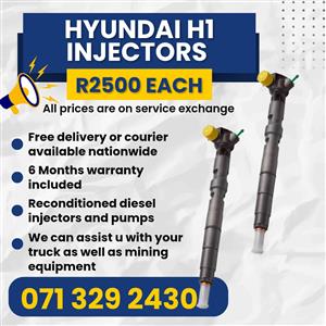 HYUNDAI H1 INJECTORS FOR SALE WITH WARRANTY INCLUDED 
