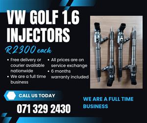 VW GOLF 1.6 INJECTORS FOR SALE WITH WARRANTY 