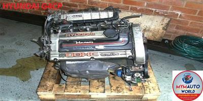 IMPORTED COMPLETE USED 94-98 HYUNDAI SONATA 2.OL NON VVTI ENGINES FOR SALE AT MYM AUTOWORLD
