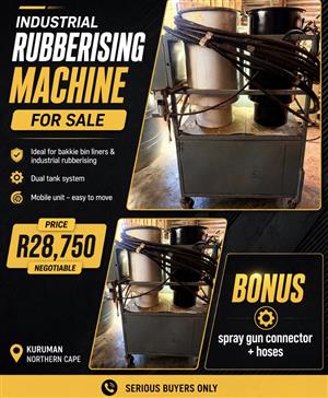 Rubberising machine for sale