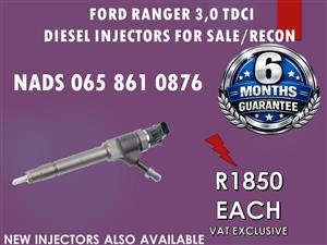 FORD RANGER 3.0 TDCI DIESEL INJECTORS FOR SALE 