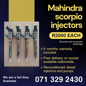 MAHINDRA SCORPIO INJECTORS FOR SALE WITH WARRANTY 