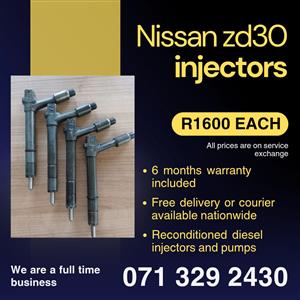 NISSAN ZD30 INJECTORS FOR SALE WITH WARRANTY 