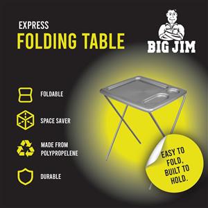 Big Jim Express Folding Table – Durable, Space Saver & Easy to Store!