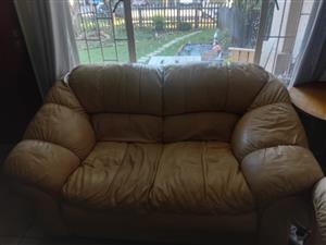 1X 2 seater, 1X 3 seater couch
