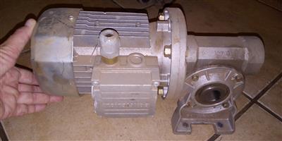 Electric motors and reduction gearboxes 