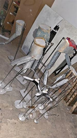 Steel mannequins (old-style) — Clearance, Mayfair