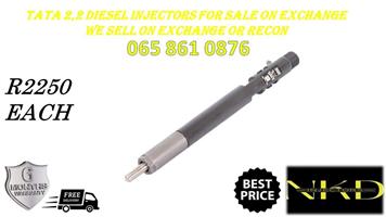 RECONDITIONED DIESEL INJECTORS FOR TATA 2,2 ON SALE