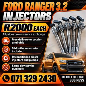 FORD RANGER 3.2 INJECTORS FOR SALE WITH WARRANTY INCLUDED 