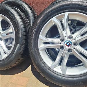 BMW X3 GO1 AND X4 GO2 OEM 18INCH MAGS AND TYRES 