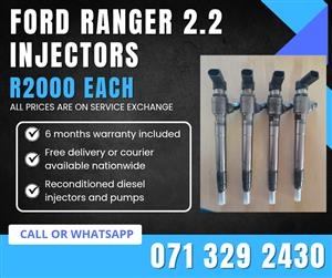 FORD RANGER 2.2 INJECTORS FOR SALE WITH WARRANTY 