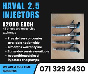 HAVAL 2.5 INJECTORS FOR SALE WITH WARRANTY 