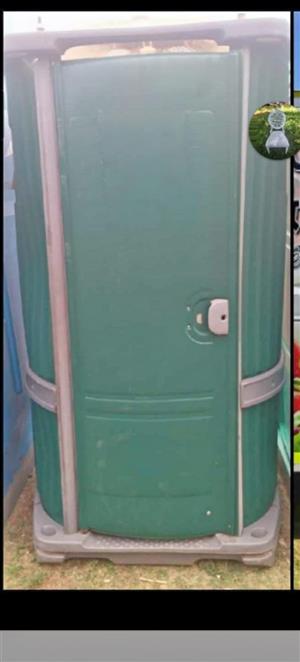 Porta toilet. 