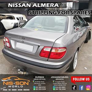 NISSAN ALMERA NOW STRIPPING FOR SPARES