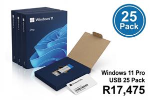 Windows 11 Pro USB 25 Pack Corporate