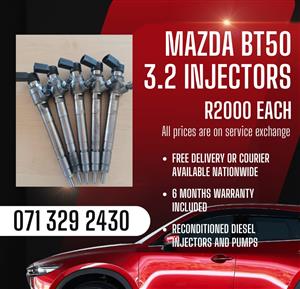 MAZDA BT50 3.2 INJECTORS FOR SALE WITH WARRANTY INCLUDED 