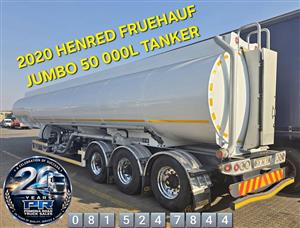 2020 HENRED FRUEHAUF FUEL TANKER TRAILER FOR SALE