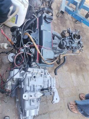 Golf 1 engine end gearbox