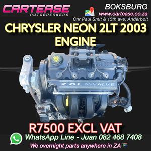 2003 CHRYSLER NEON 2.0 ENGINE