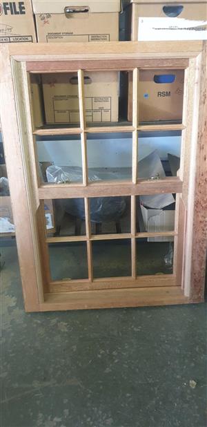 Hard wood timber sash window