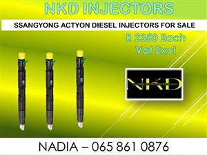 Ssangyong Actyon diesel injectors for sale