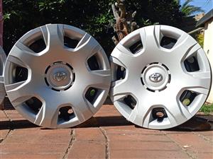  TOYOTA QUANTUM STEEL WHEELS WITH ORIGINAL WHEEL CAPS FOR SALE 