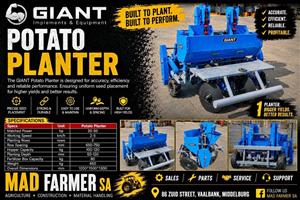 New Giant potato planters available