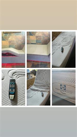 Sealy Ajustable electric motion bed  king extra length 
