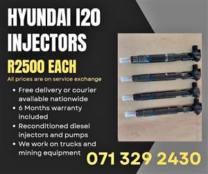 HYUNDAI I20 INJECTORS FOR SALE WITH WARRANTY INCLUDED