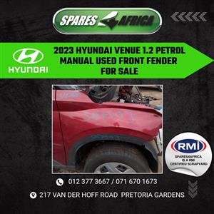 2023 HYUNDAI VENUE 1.2 PETROL MANUAL FRONT FENDER (USED) – FOR SALE