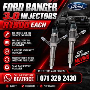 FORD RANGER 3.0 INJECTORS FOR SALE WITH WARRANTY INCLUDED 