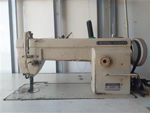 2 X Typical GC 6 - 7  Industrial Straight stich Walkingfoot Sewing Machine 