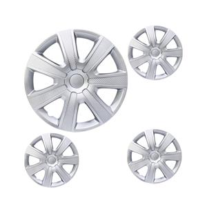 15″ Satin Silver & Silver Carbon Fibre Design Wheel Covers15INCH WHEEL COVERS