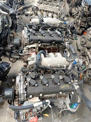 NISSAN X TRAIL QR25 ENGINES AND GEARBOXES FOR SALE
